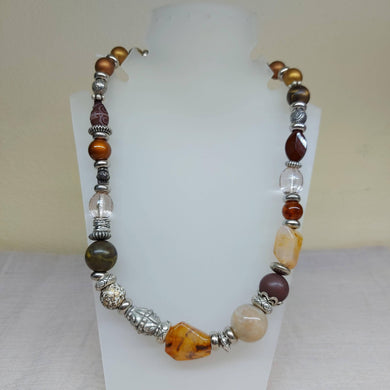 Collana girocollo mix perle - ID&M