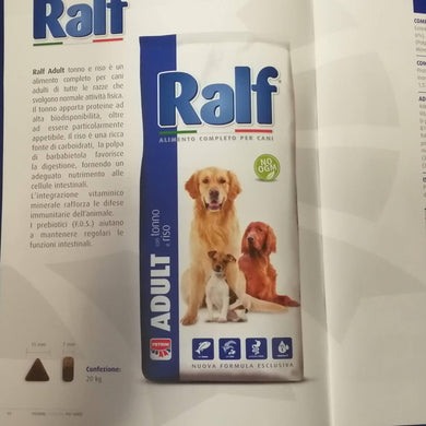 Alimento secco Tonno-Riso Ralf cane - Le Botteghe del Polesine