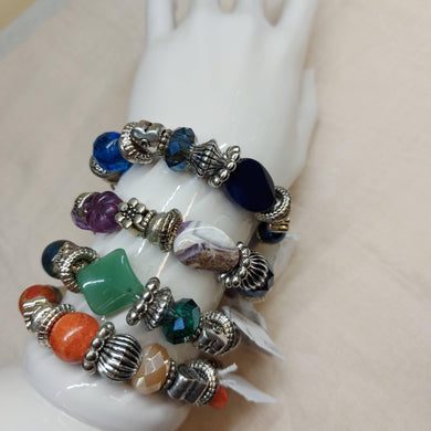 Bracciale misto perle e componenti - ID&M