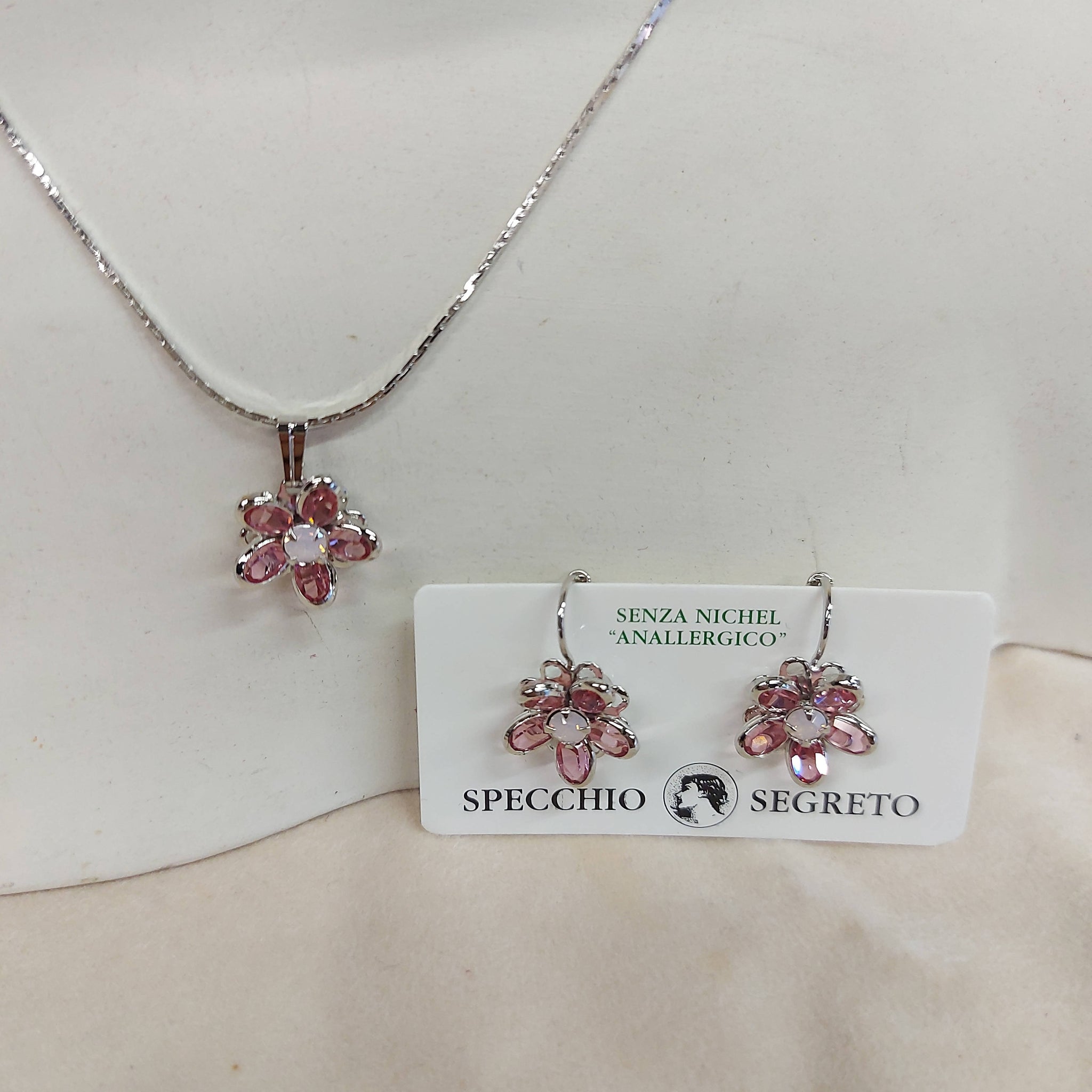 Anastasia Necklace Set Di Gioielli In Argento Sterling 925 CZ Bracciale Con Pietre Preziose Collana Set Gioielli Argento 925 Margherita - 2