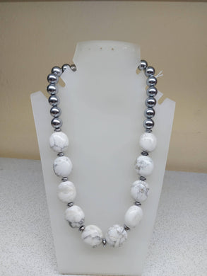 Collana Perle grigia - ID&M