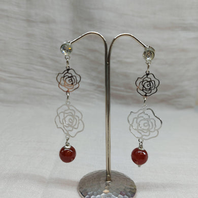 Orecchini doppia Camelia - ID&M