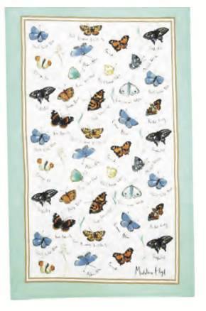 Canovaccio in Cotone motivo Butterflies by Madelein Floyd - ID&M